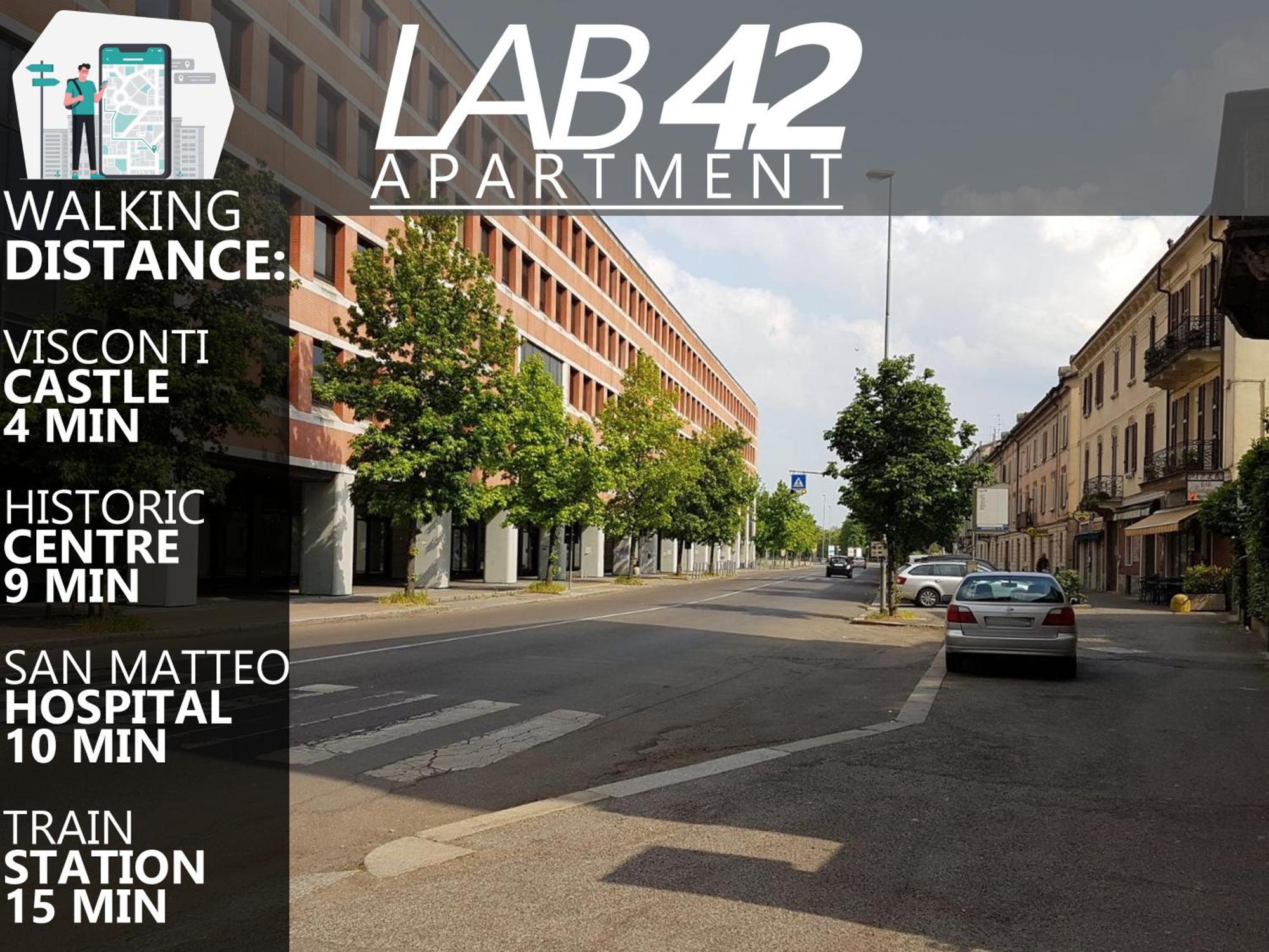 Lab42 City & San Matteo Apartment - 2 Bedrooms Pavia Exterior foto